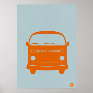 Affiches Peu d'autobus heureux