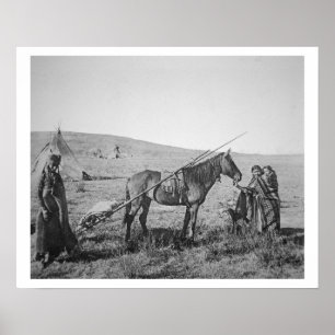 Affiches Peuple de Cree de Natif américain du Canada
