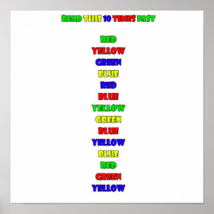 Affiches Peux-tu lire ça 10 fois vite ?