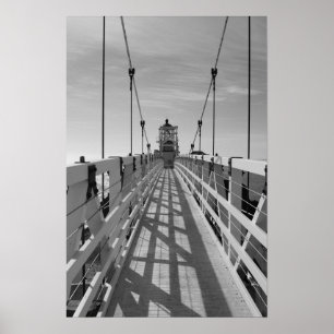 Affiches Phare de Bonita de point, San Fransisco, B&W