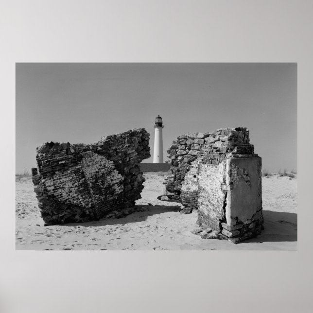 Affiches Phare de Cape May Point (Devant)