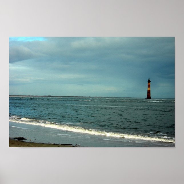 Affiches Phare de Folly Beach (Devant)