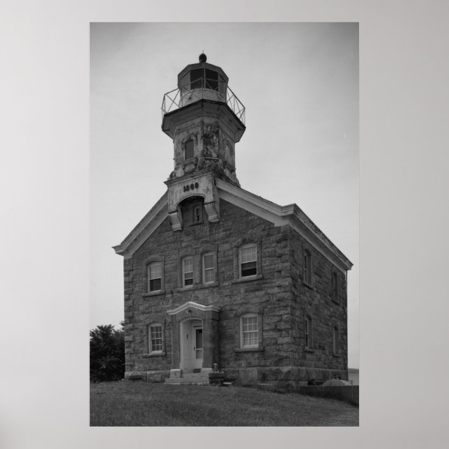 Affiches Phare de Great Captain Island (Devant)