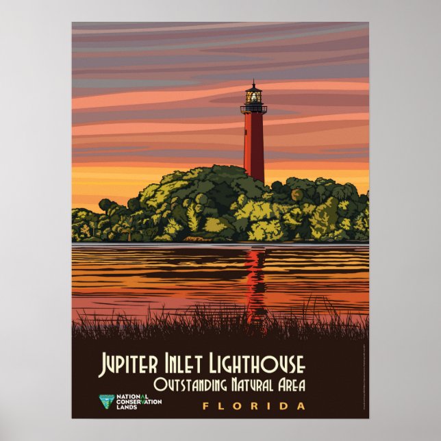 Affiches Phare de Jupiter Inlet (Devant)