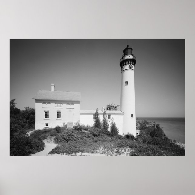 Affiches Phare de l'île Manitou (Devant)