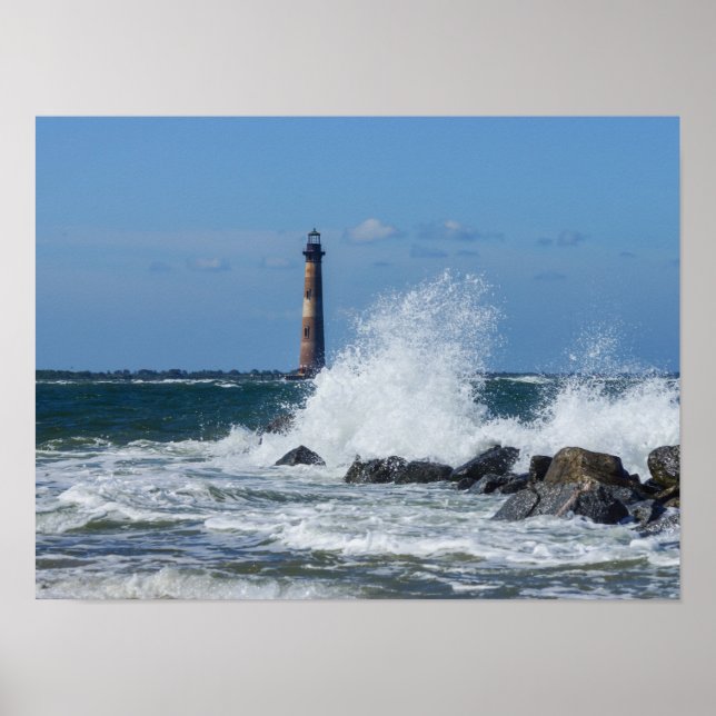 Affiches Phare de Morris Island (Devant)