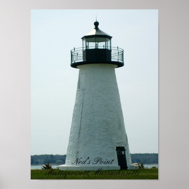 Affiches Phare de Ned's Point, Massachusetts Imprimer (Devant)