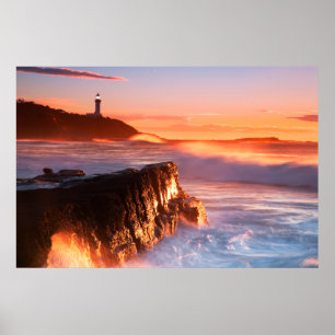 Affiches Phare de Norah Head Soldiers Beach, Australie