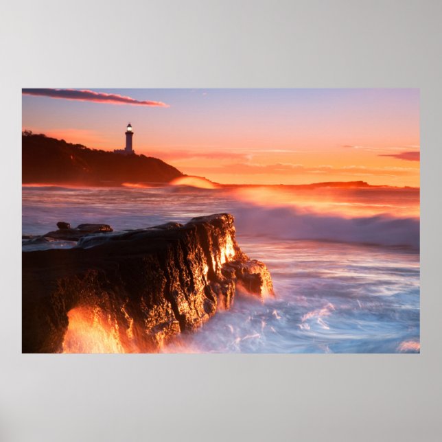 Affiches Phare de Norah Head | Soldiers Beach, Australie (Devant)
