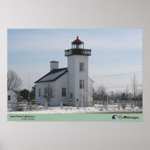 Affiches Phare de point de sable - Escanaba, MI
