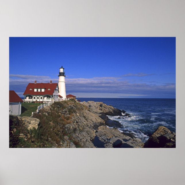 Affiches Phare de Portland Head Light Maine (Devant)