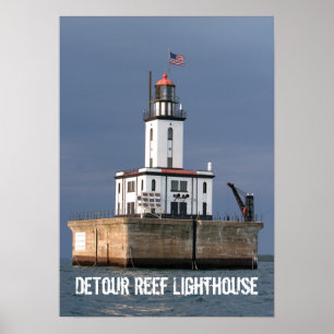 Affiches Phare de récif de détour
