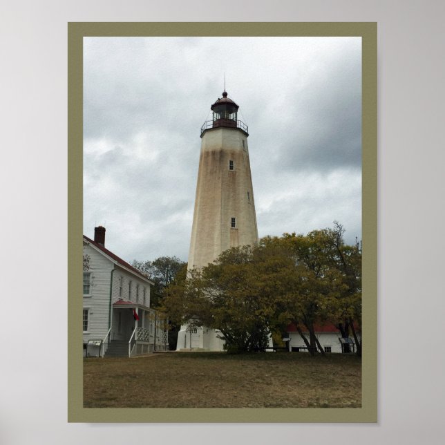 Affiches Phare de Sandy Hook (Devant)