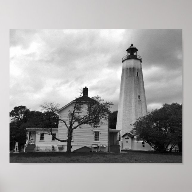 Affiches Phare de Sandy Hook (Devant)