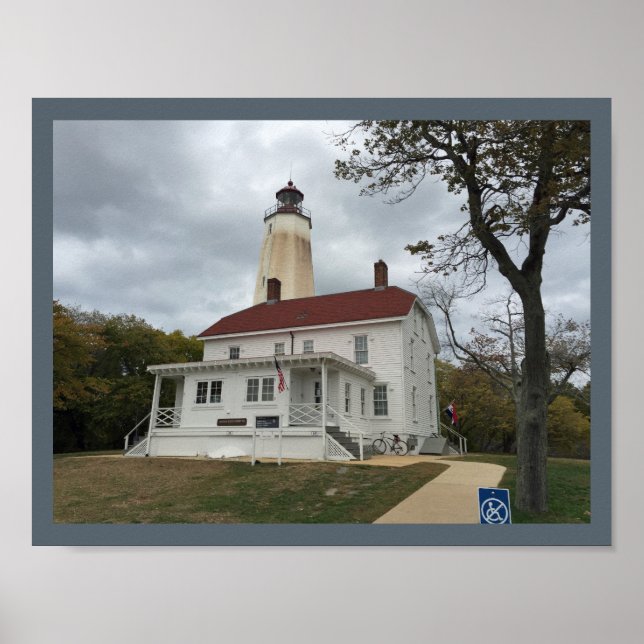 Affiches Phare de Sandy Hook (Devant)