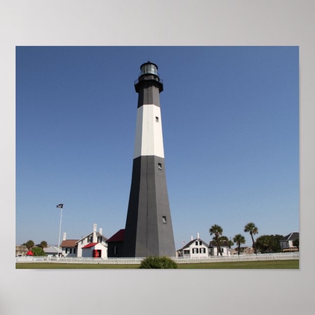 Affiches Phare de Tybee Island, Savannah GA (Devant)