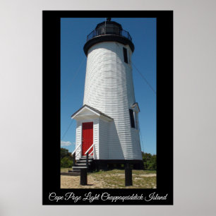 Affiches Phare léger de Cape Poge Chappaquiddick Island