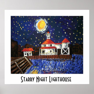 Affiches Phare Starry Night