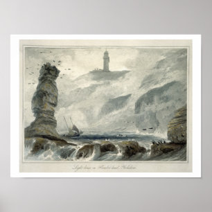 Affiches Phare sur Flamborough Head, du volume VI de
