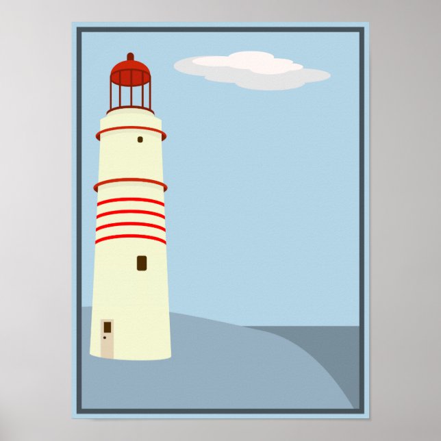Affiches Phare vintage (Devant)
