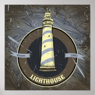 Affiches Phare vintage   1960