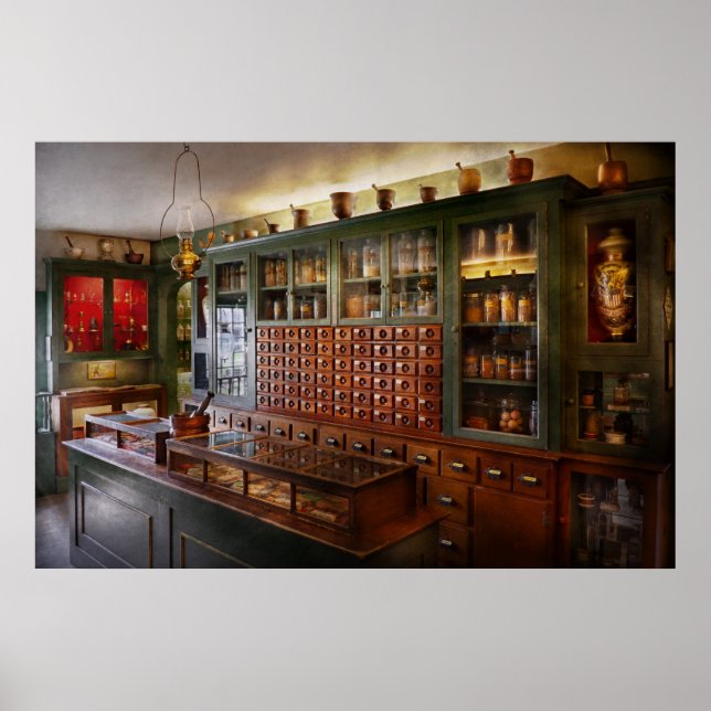 Affiches Pharmacie - Je serai sorti dans une minute (Devant)