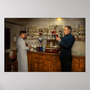 Affiches Pharmacie - Le mixologue 1905
