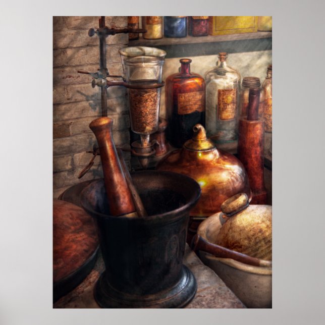 Affiches Pharmacie - pilon - Pharmacologie (Devant)