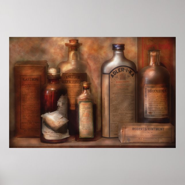 Affiches Pharmacie - Recours à l'indigestion (Devant)