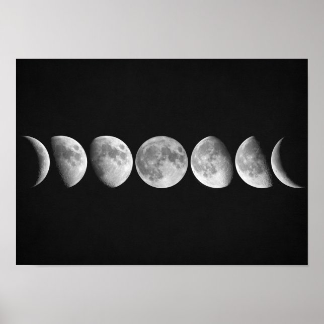 Affiches Phases de lune (Devant)