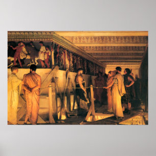 Affiches Phidias Shows Friends the Parthenon Frieze