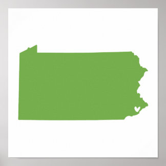 Affiches Philadelphie, Pennsylvania Love