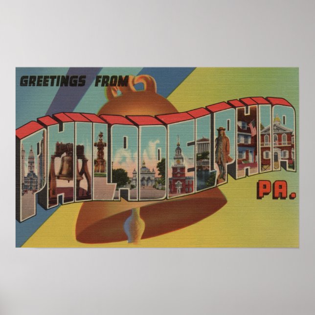 Affiches Philadelphie, Pennsylvanie (Liberty Bell) (Devant)