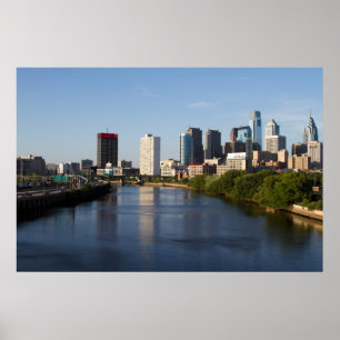 Affiches Philadelphie Skyline 3
