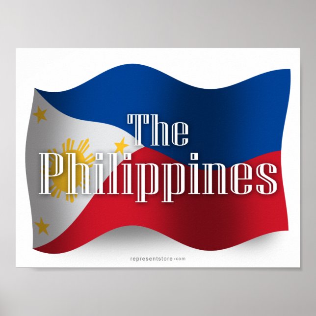 Affiches Philippines - Drapeau (Devant)