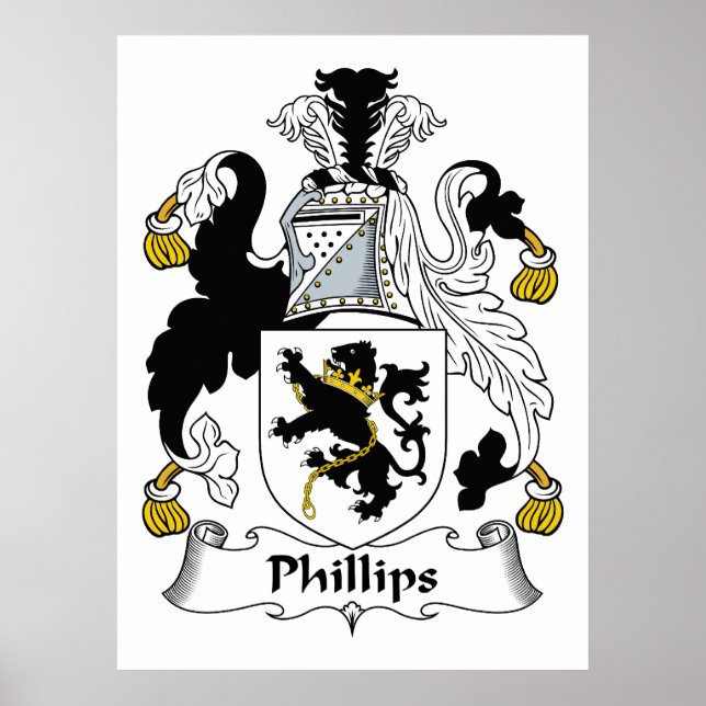 Affiches Phillips Family Crest (Devant)