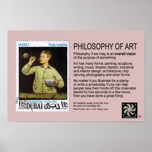 AFFICHES PHILOSOPHIE DE L'ART (Devant)