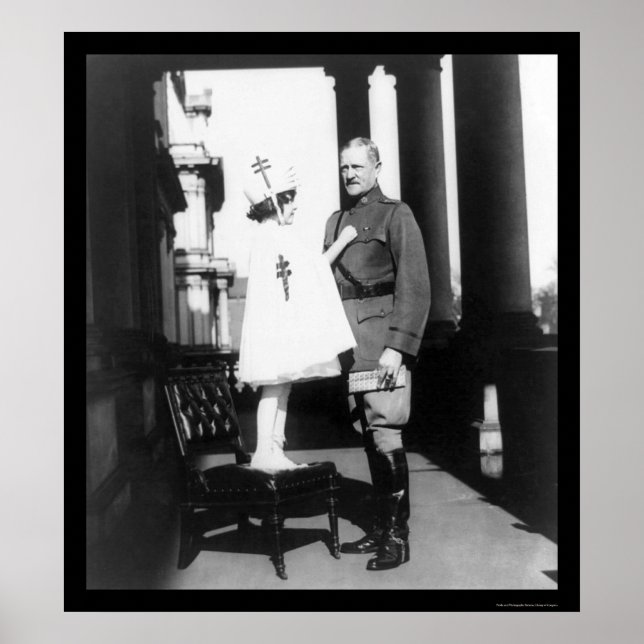 Affiches Phoques de Noël pour General Pershing 1921 (Devant)