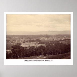 Affiches Photo 1888 de campus de calorie Berkeley