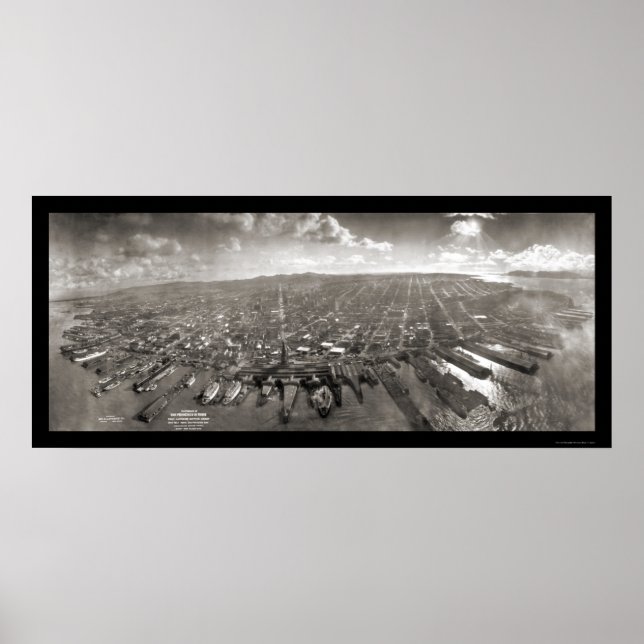 Affiches Photo 1906 des ruines de San Francisco (Devant)