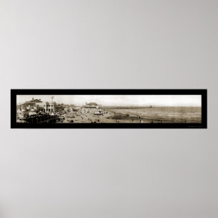 Affiches Photo 1907 de CA de pilier de Long Beach
