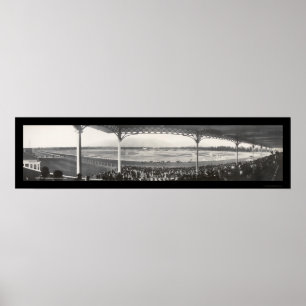 Affiches Photo 1908 de voie de course de Santa Anita