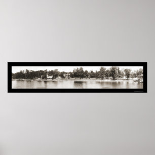 Affiches Photo 1909 de l'eau de Chautauqua NY