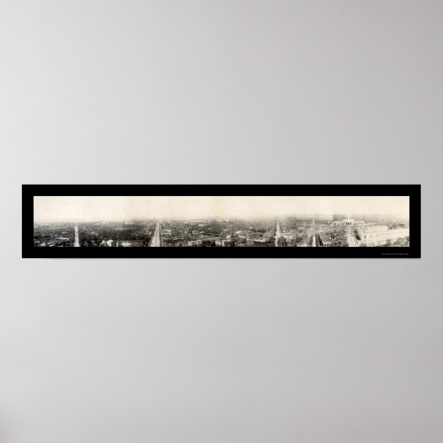 Affiches Photo 1909 de Washington DC (Devant)