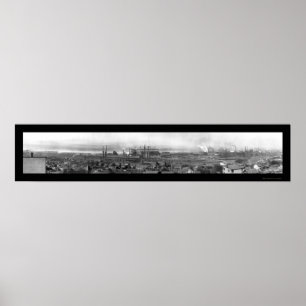 Affiches Photo 1909 d'Harrisburg PA Steel Company
