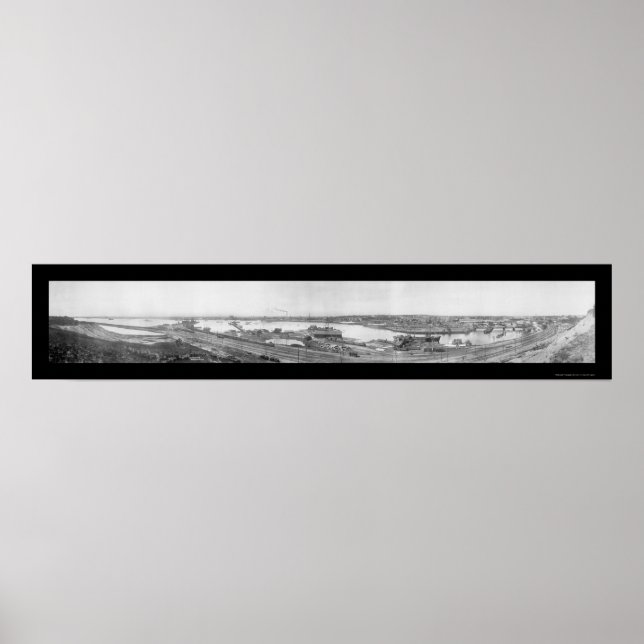 Affiches Photo 1910 de Harbour Providence RI (Devant)