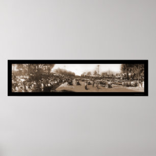 Affiches Photo 1913 de speed-way de couronne