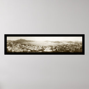 Affiches Photo 1922 d'îles de Vierge de St Thomas