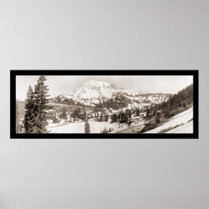 Affiches Photo 1925 de neige du mont Rainier WA