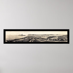 Affiches Photo 1928 de l'USS Texas à La Havane